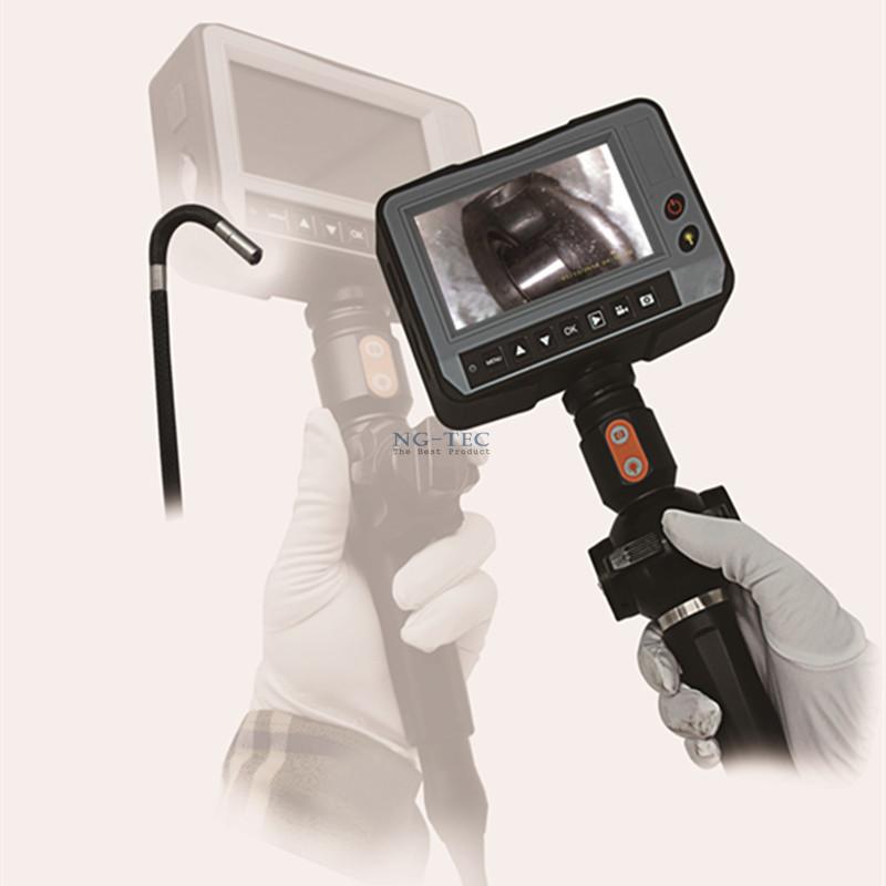 Fiber optical articulating video borescopes with camera 6mm